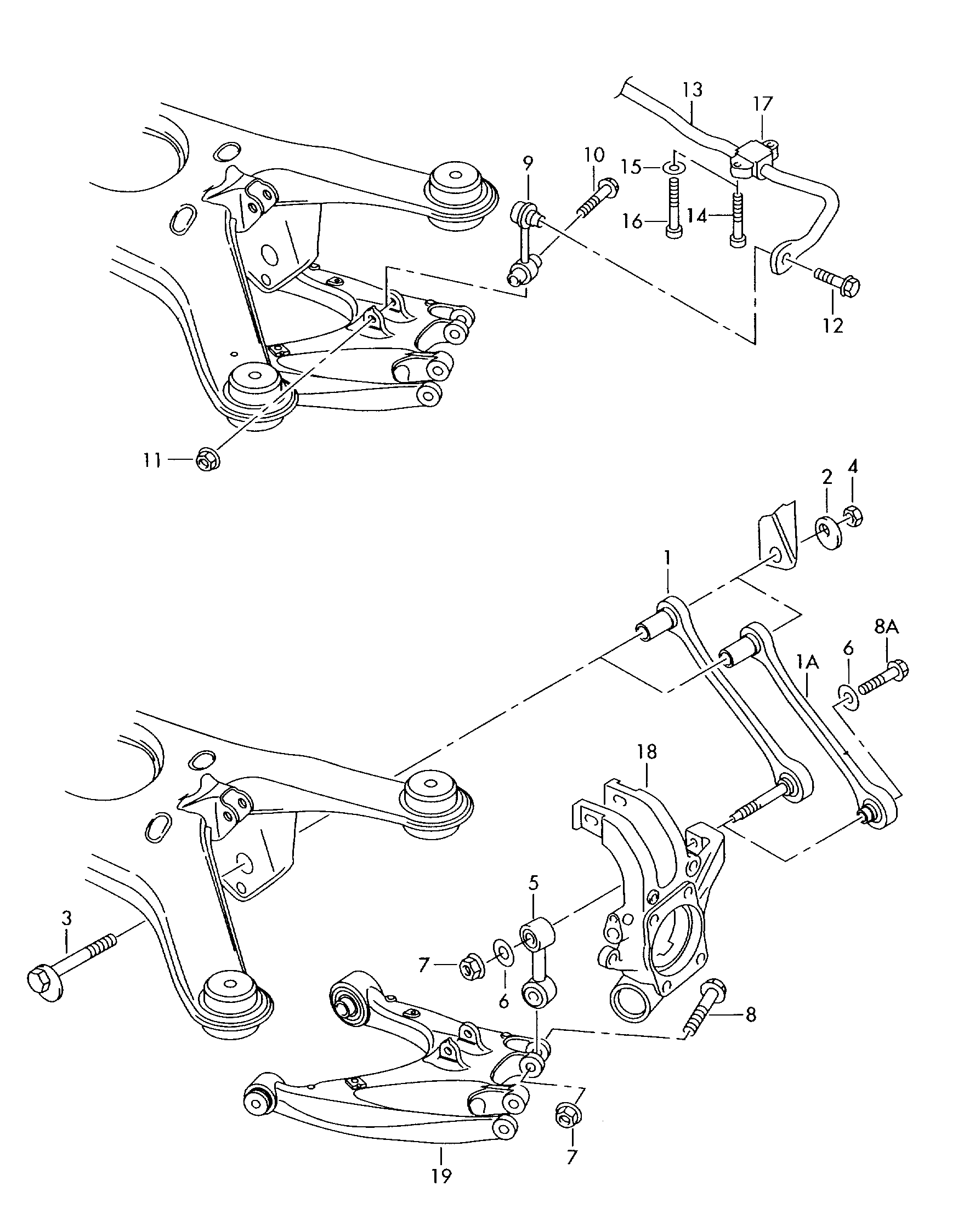 Porsche N   102 723 02 - Remkomplekts, Balstiekārtas svira adetalas.lv