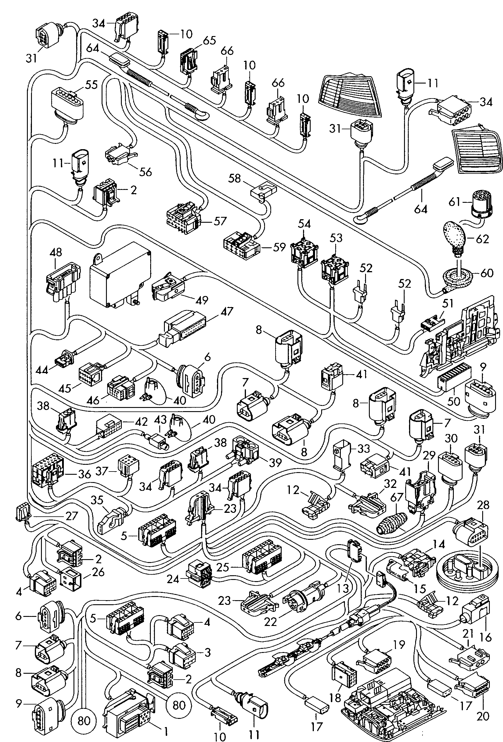 Skoda 1J0 973 705 - Vadu remkomplekts, Lambda zonde adetalas.lv