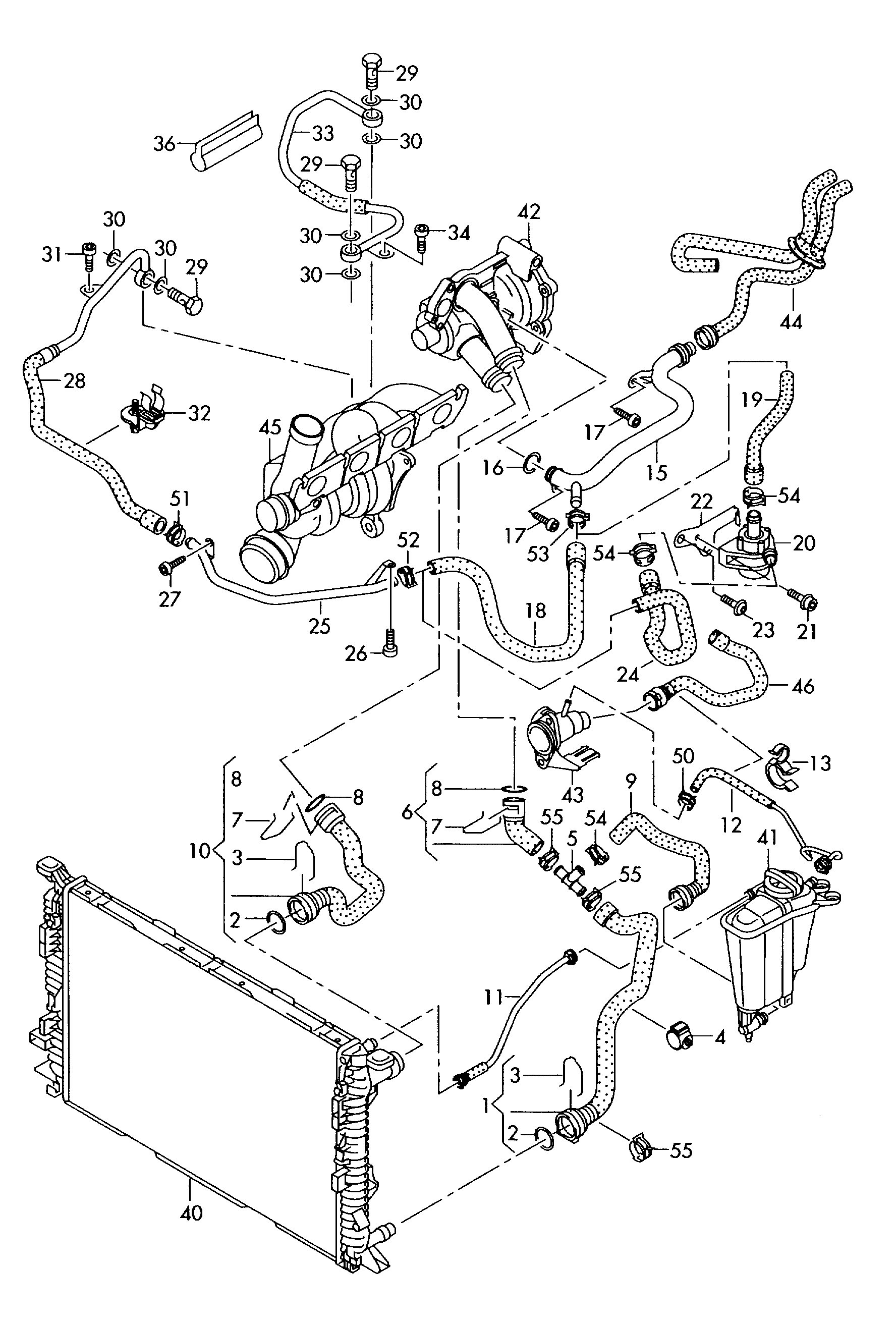 Seat 06H121497B - Dzesēšanas šķidruma caurule adetalas.lv