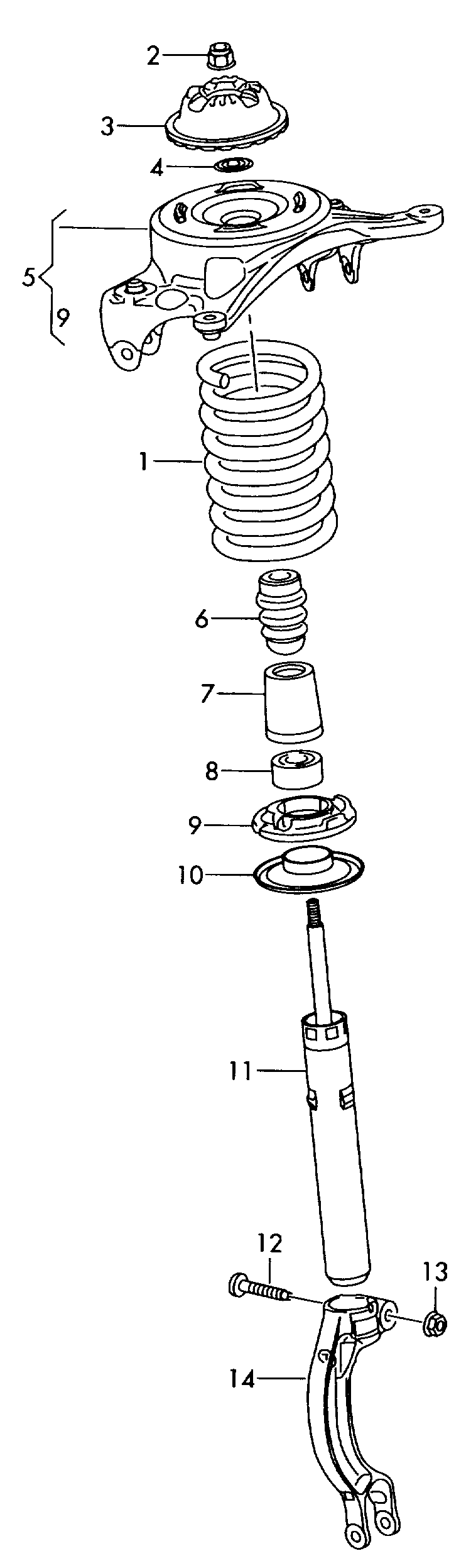 VAG 8R0 411 105 CN - Balstiekārtas atspere adetalas.lv