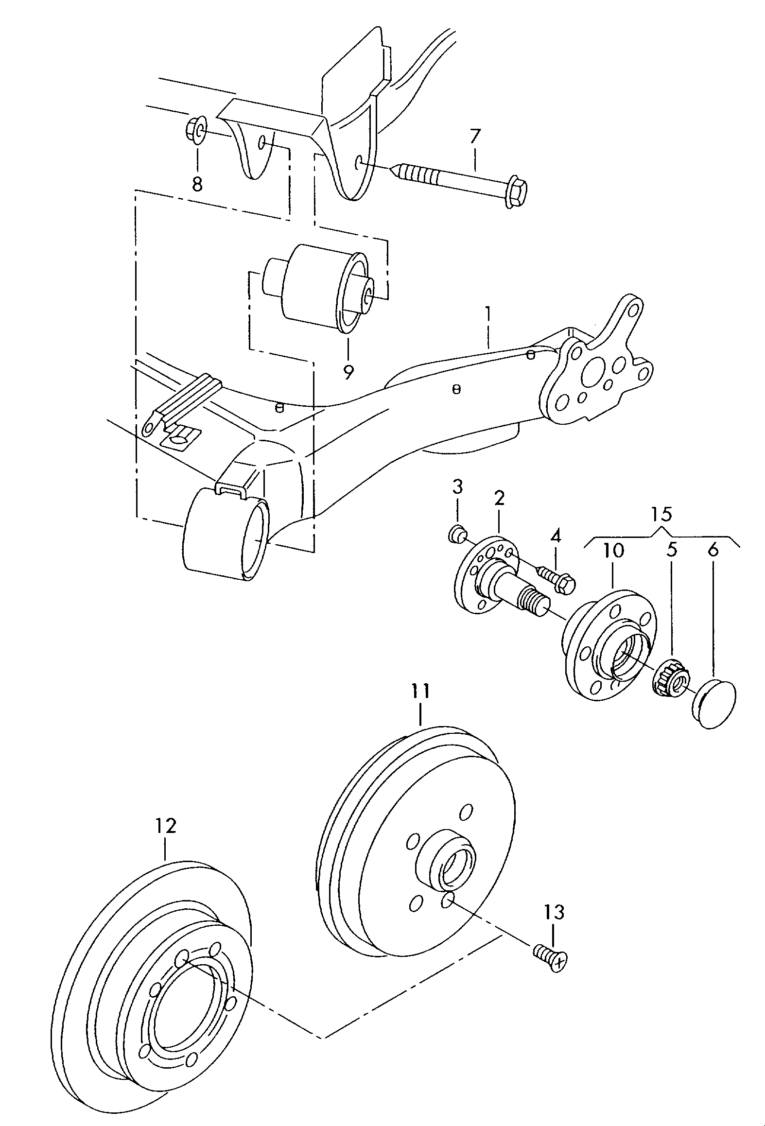 VAG 6R0501541C - Piekare, Šķērssvira adetalas.lv