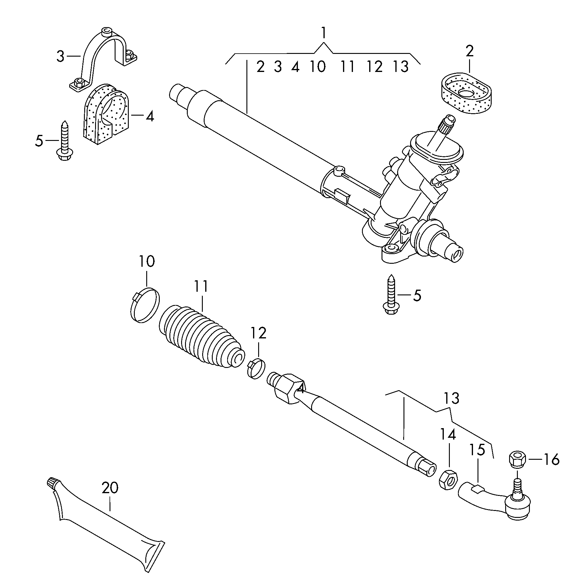 Skoda 6R0423803D - Aksiālais šarnīrs, Stūres šķērsstiepnis adetalas.lv