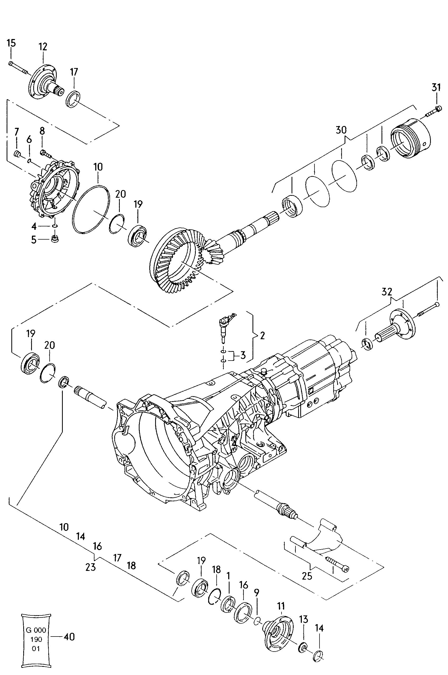 VAG N  0123191 - Riteņa rumbas gultņa komplekts adetalas.lv