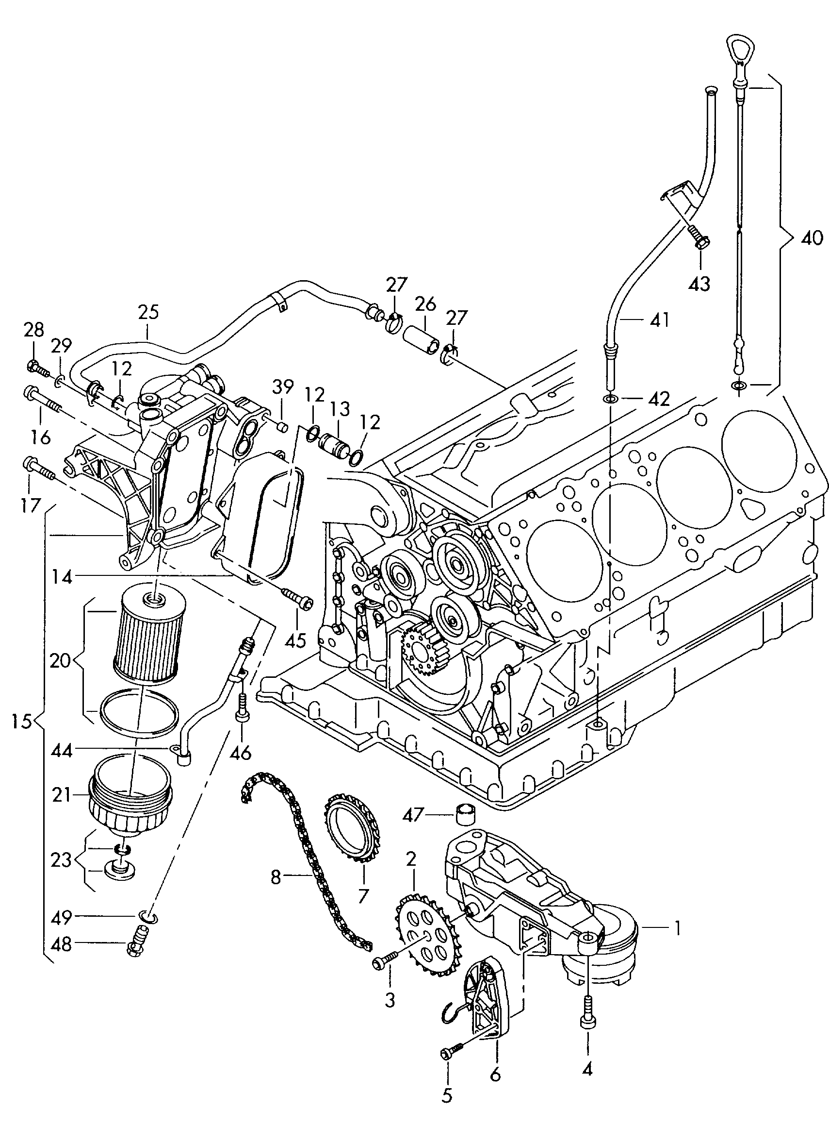 AUDI 021 115 562 A - Eļļas filtrs adetalas.lv