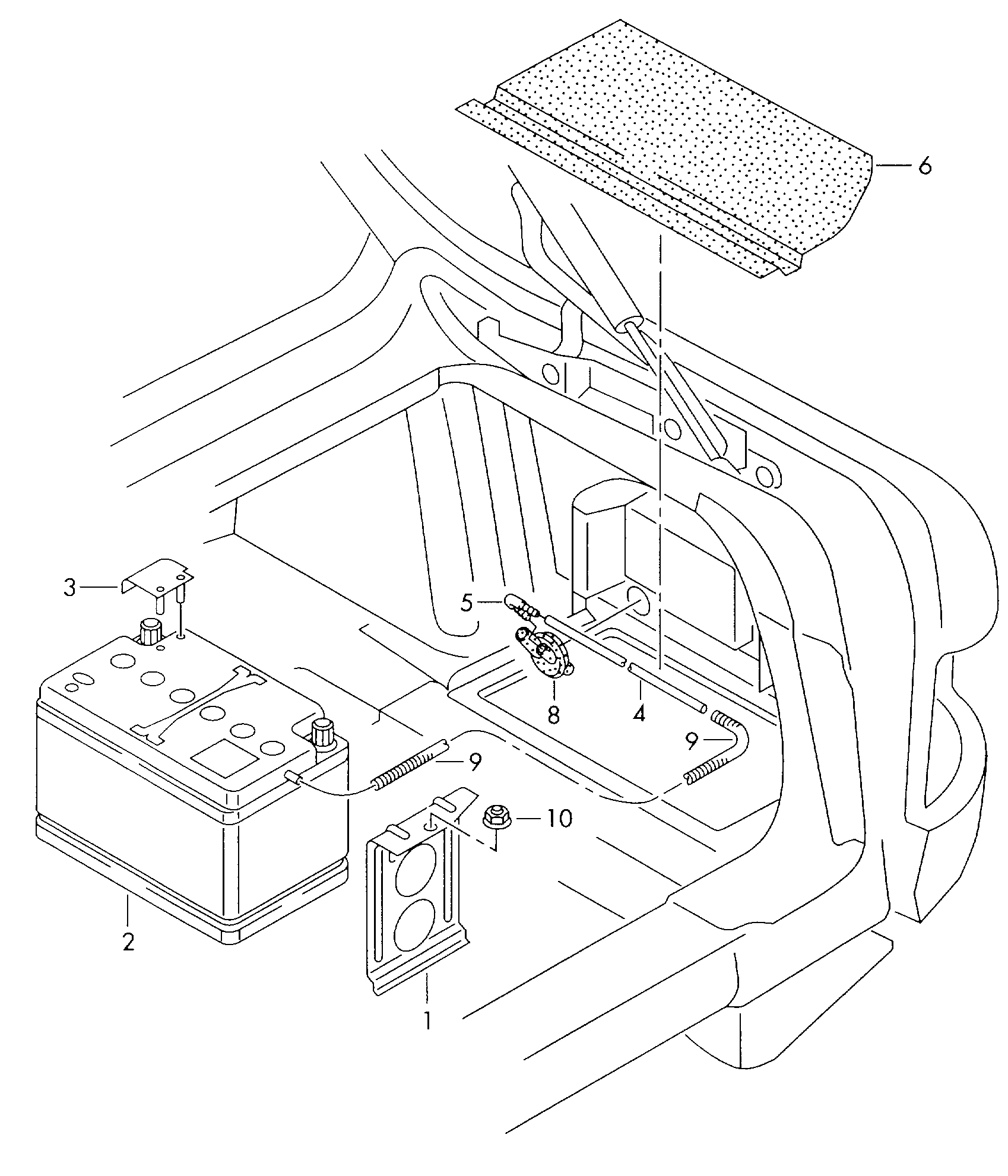 Dodge 000915105AH - battery with charge state indicator, filled and charged adetalas.lv