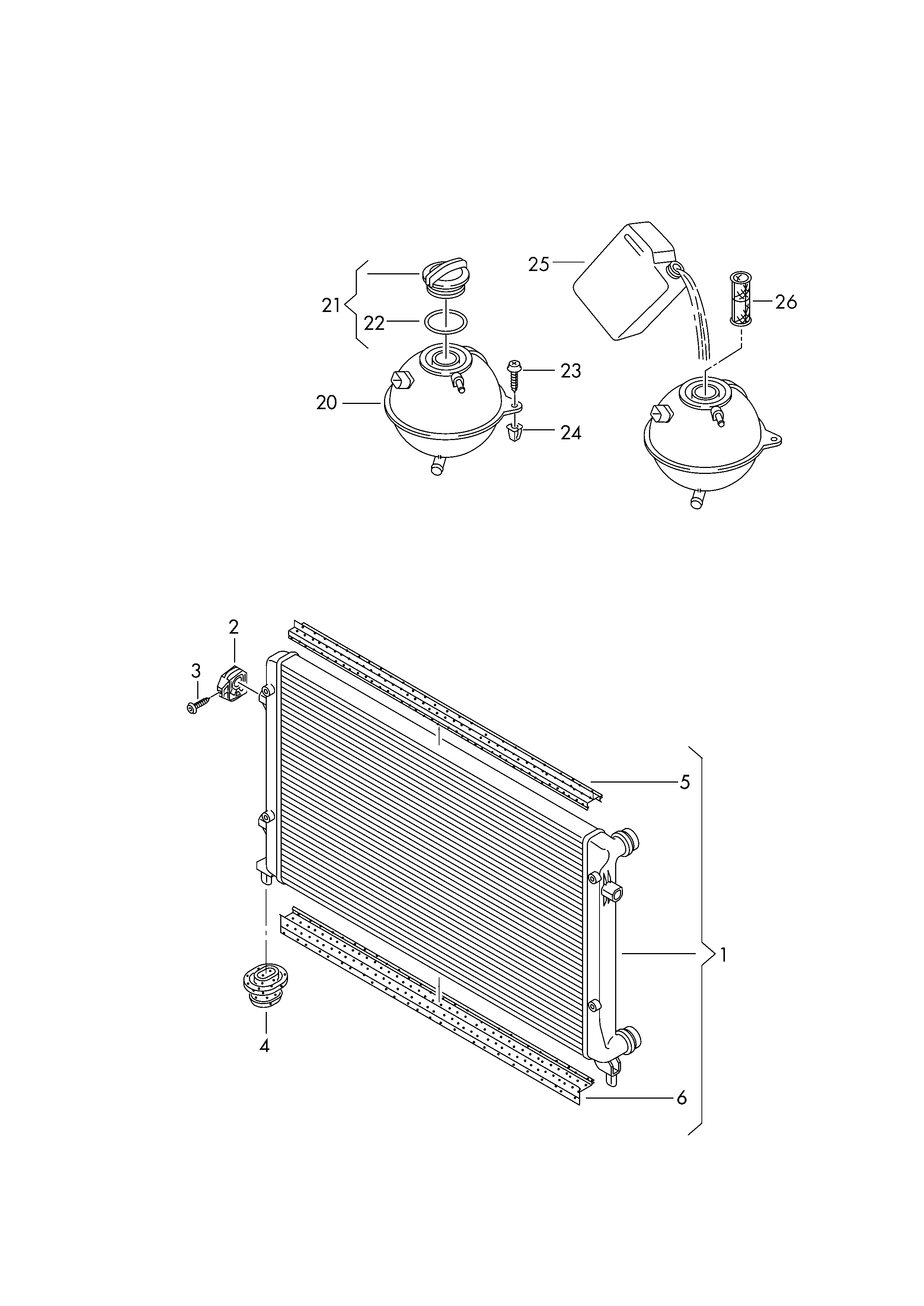 AUDI 1K0121251K - Radiators, Motora dzesēšanas sistēma adetalas.lv