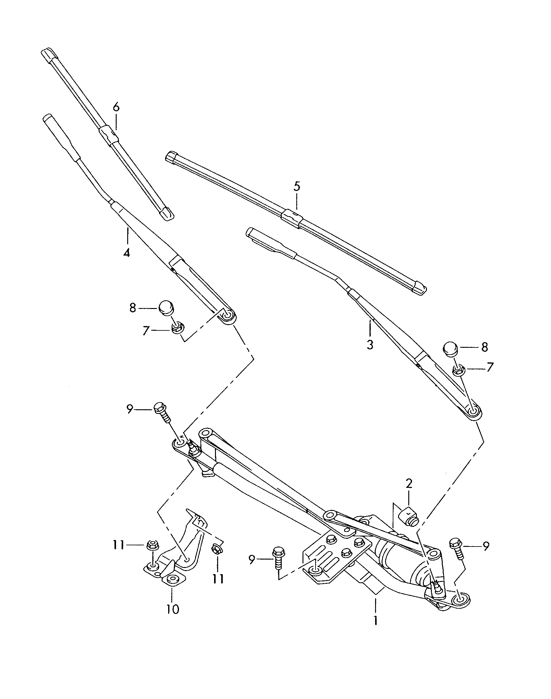 AUDI 8J1 955 426 A - Stikla tīrītāja slotiņa adetalas.lv