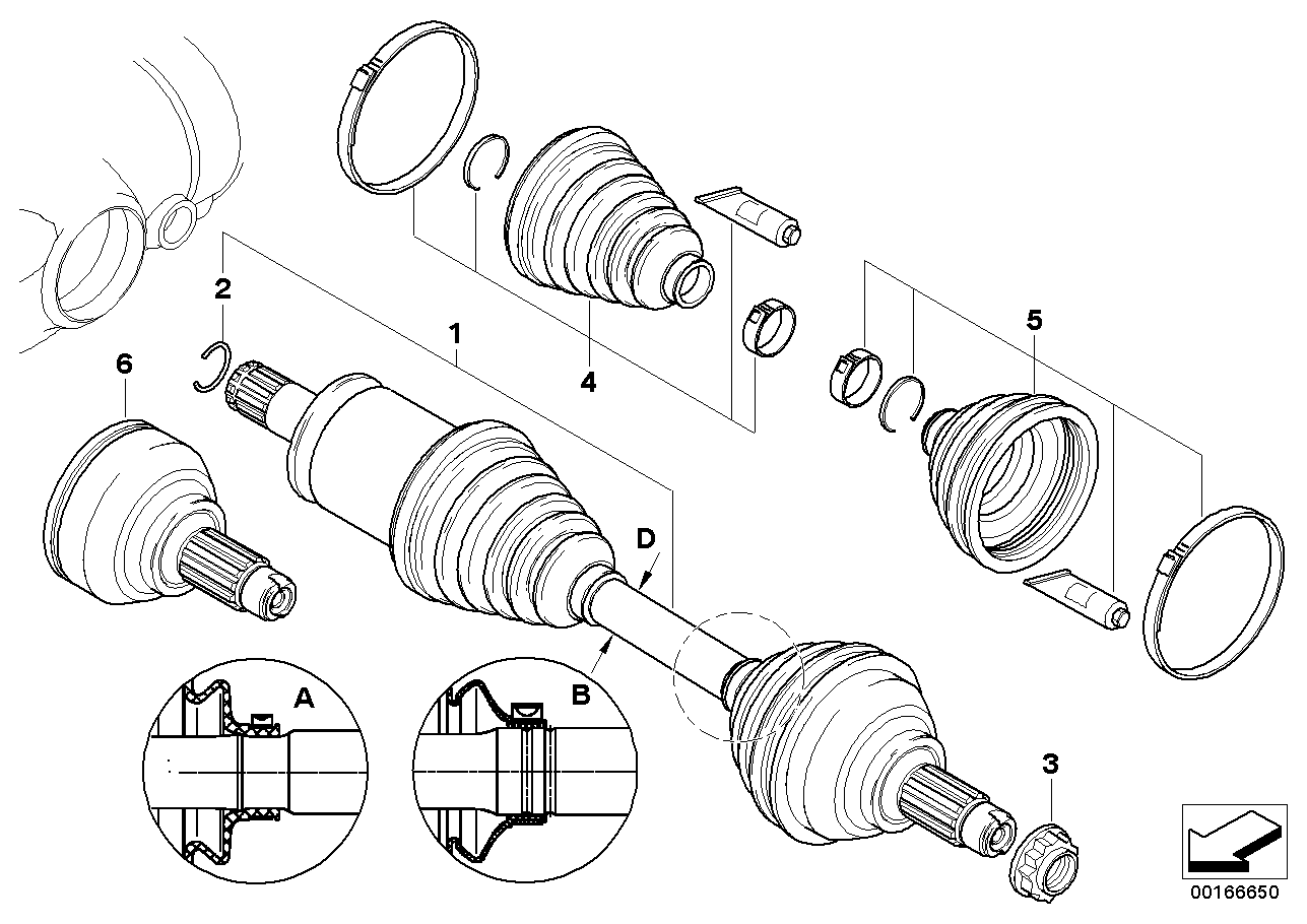 BMW 31607565316 - Putekļusargs, Piedziņas vārpsta adetalas.lv