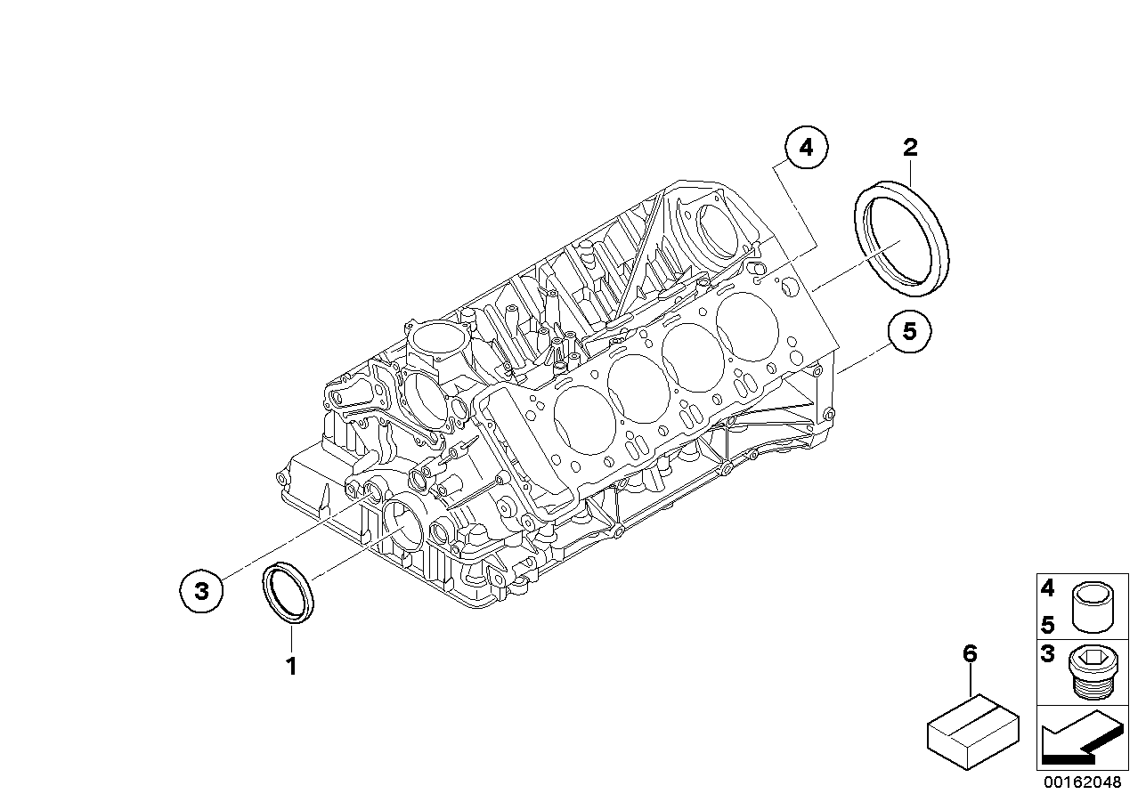 BMW 11 21 7 838 072 - Vārpstas blīvgredzens, Kloķvārpsta adetalas.lv