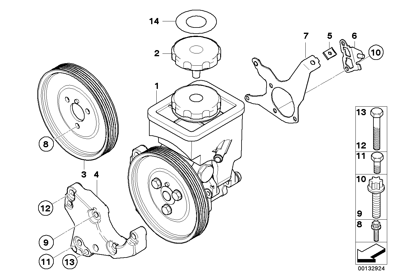 OM 3241 3 450 765 - Hidrosūknis, Stūres iekārta adetalas.lv