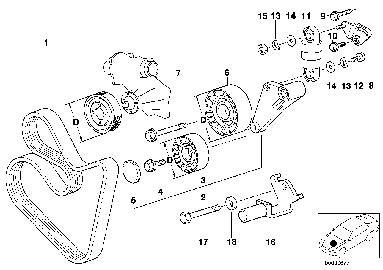 Mini 11281731220 - Parazīt / Vadrullītis, Ķīļrievu siksna adetalas.lv