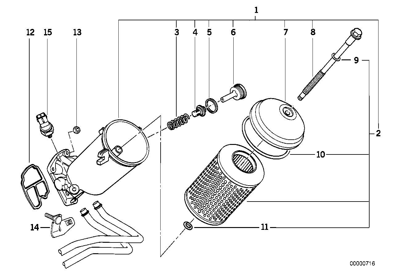 Rolls-Royce 12 61 7 620 512 - Devējs, Eļļas spiediens adetalas.lv