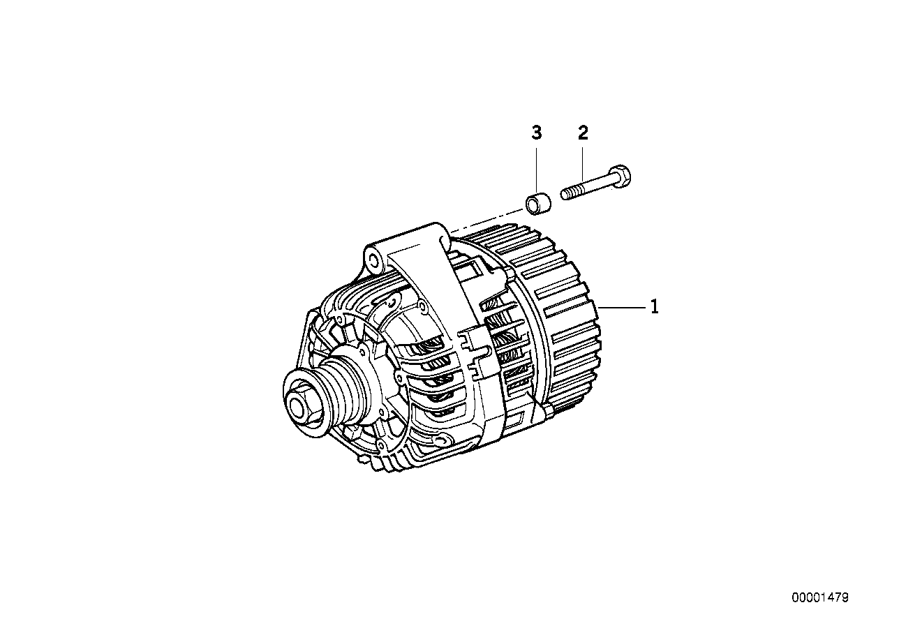 BMW (BRILLIANCE) 12312244884 - Ģenerators adetalas.lv