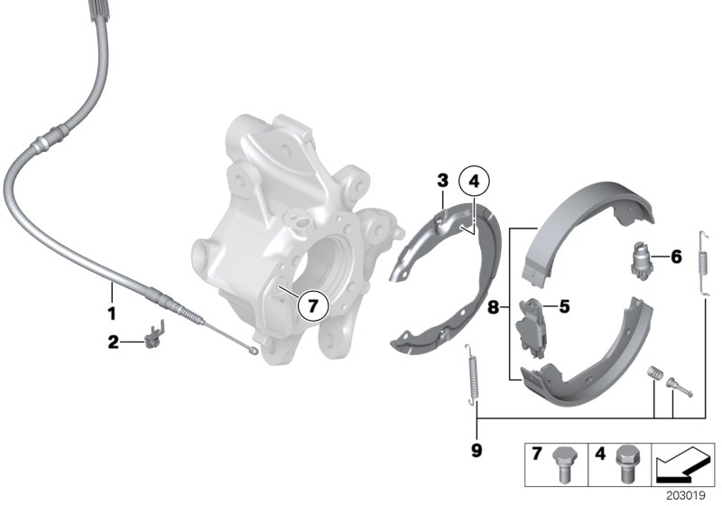 VW 34416790186 - Repair kit brake shoe asbestos-free adetalas.lv