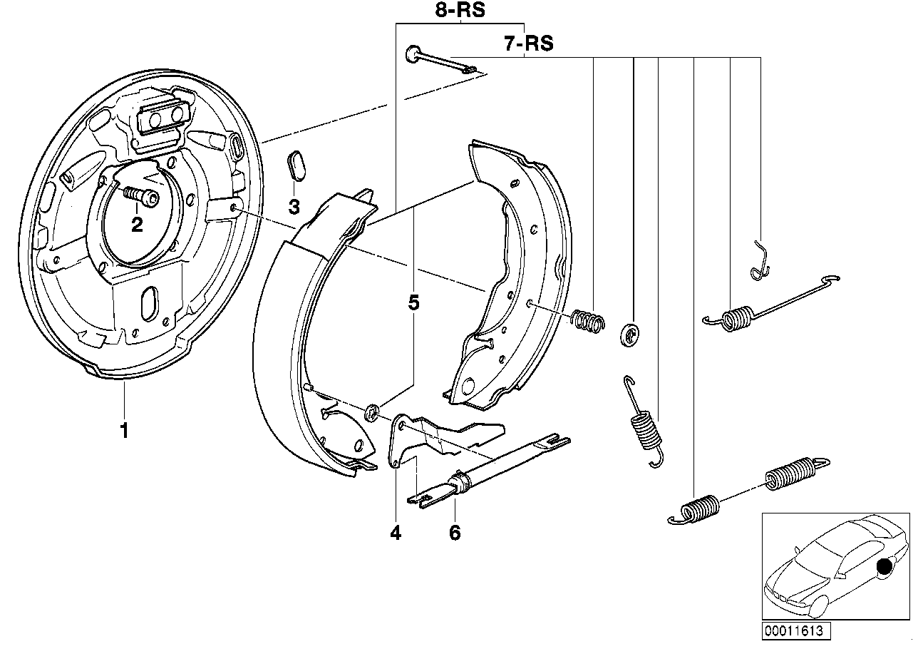 BMW 34 21 9 067 128 - Piederumu komplekts, Bremžu loki adetalas.lv