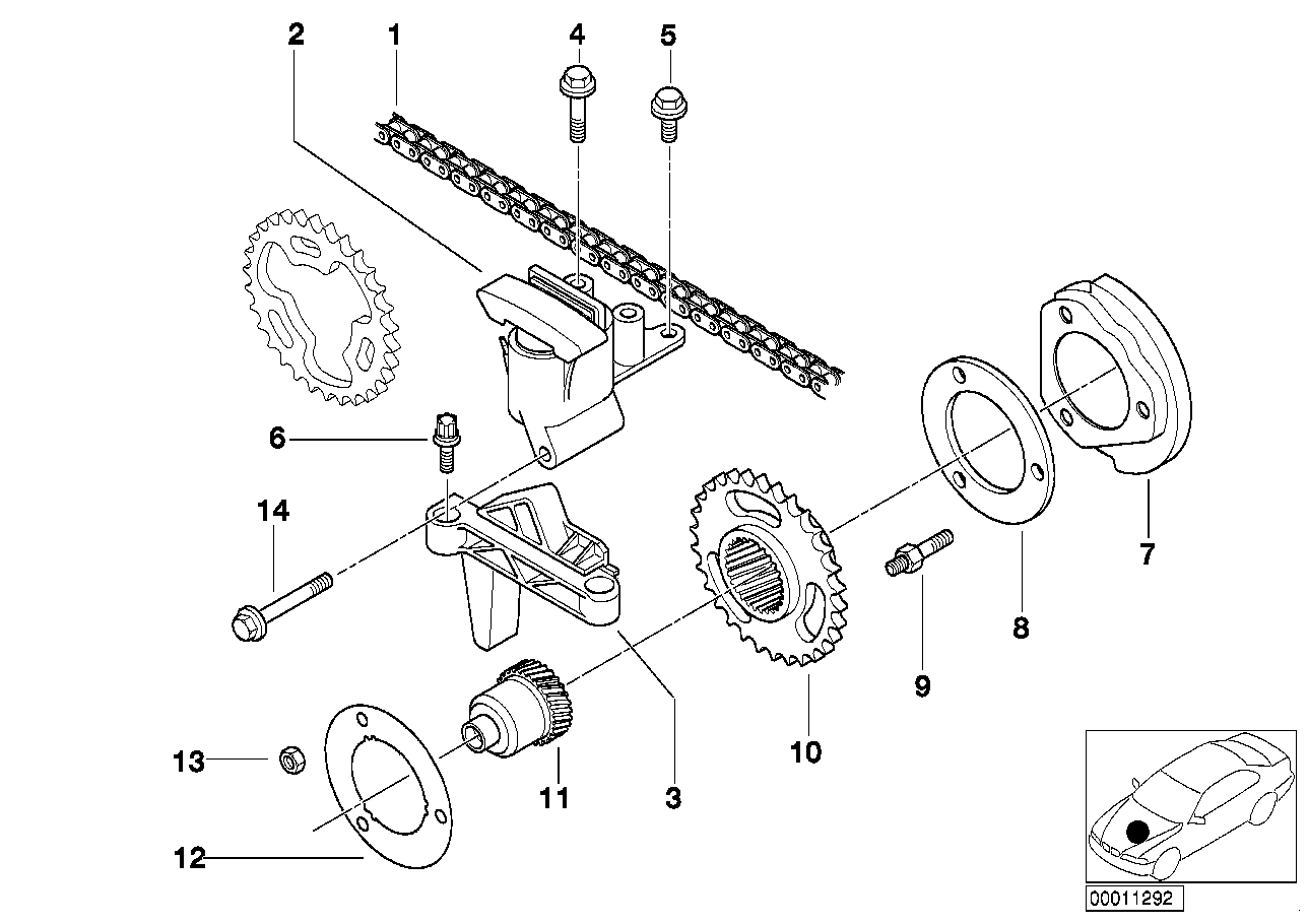 BMW 11 31 1 738 700 - Spriegotājs, Piedziņas ķēde adetalas.lv