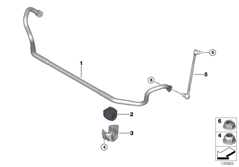 Mini 31356765933 - Stiepnis / Atsaite, Stabilizators adetalas.lv