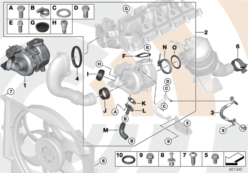 BMW 11427791624 - Eļļas cauruļvads, Kompresors adetalas.lv