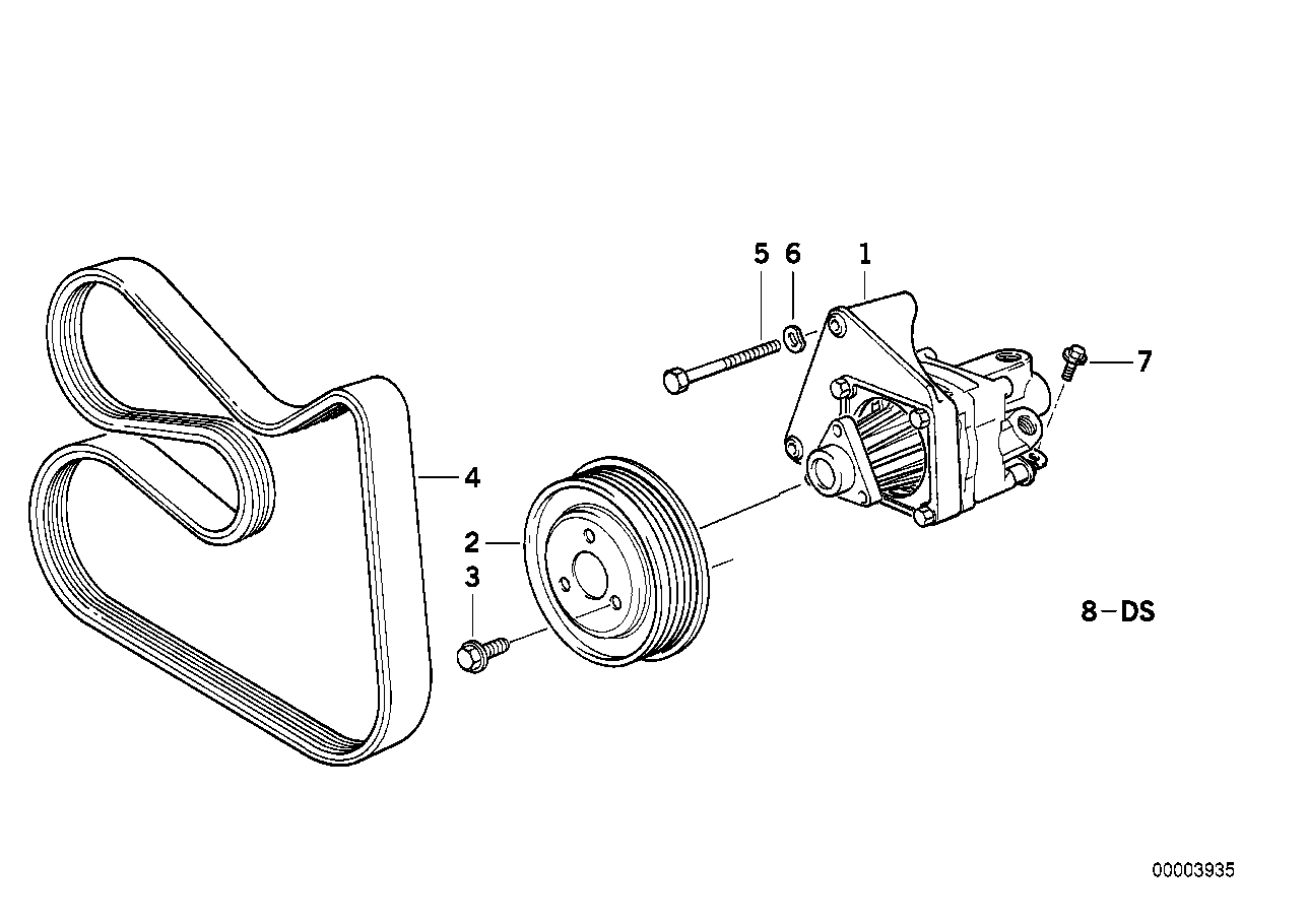 BMW 32 41 1 092 433 - Hidrosūknis, Stūres iekārta adetalas.lv