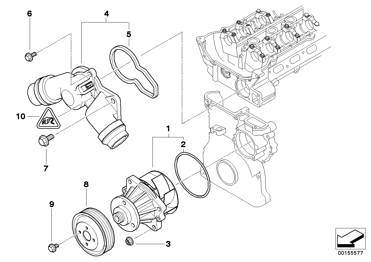 BMW 11537509227 - Termostats, Dzesēšanas šķidrums adetalas.lv