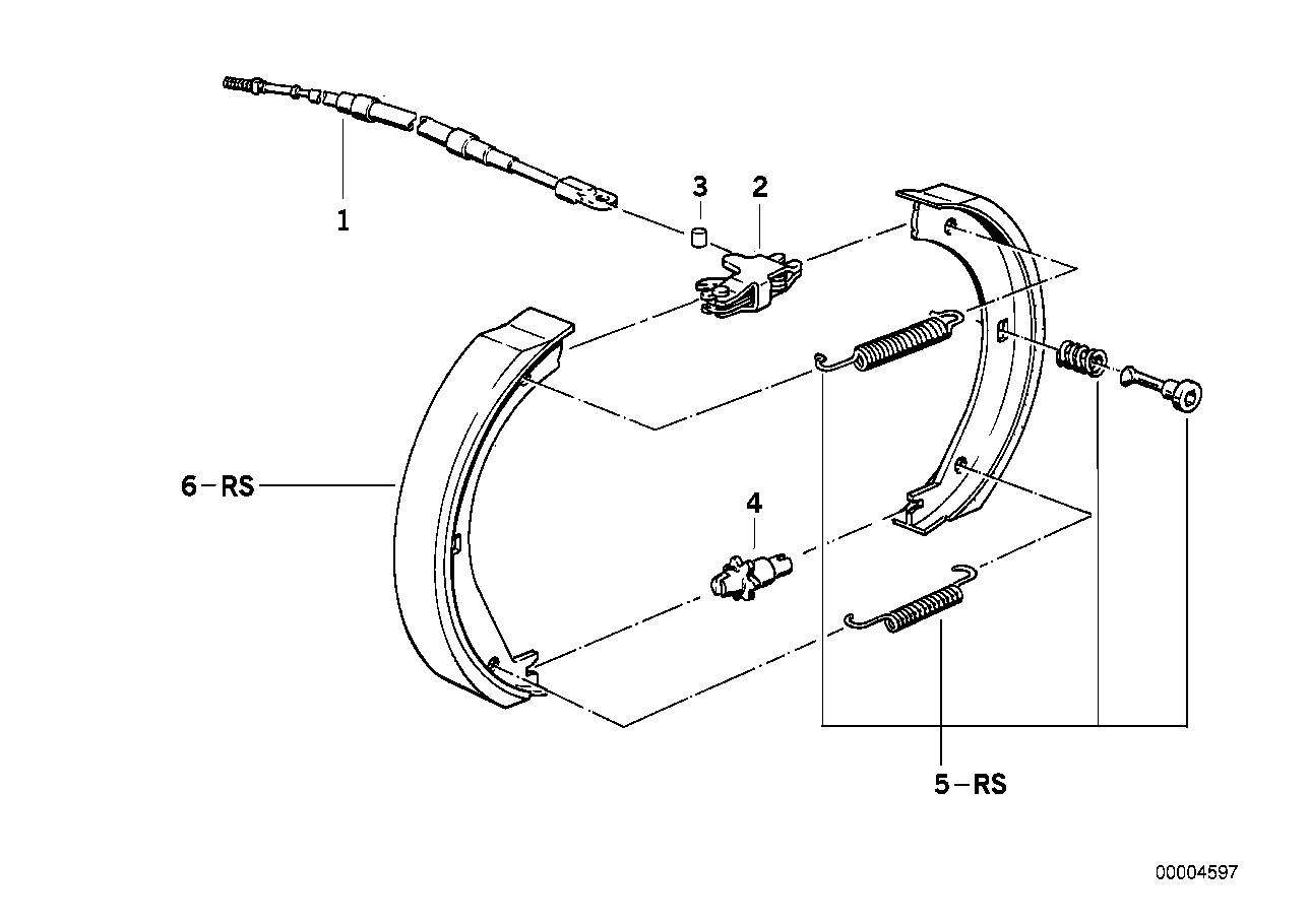 Daihatsu 34416761294 - Bremžu loku kompl., Stāvbremze adetalas.lv