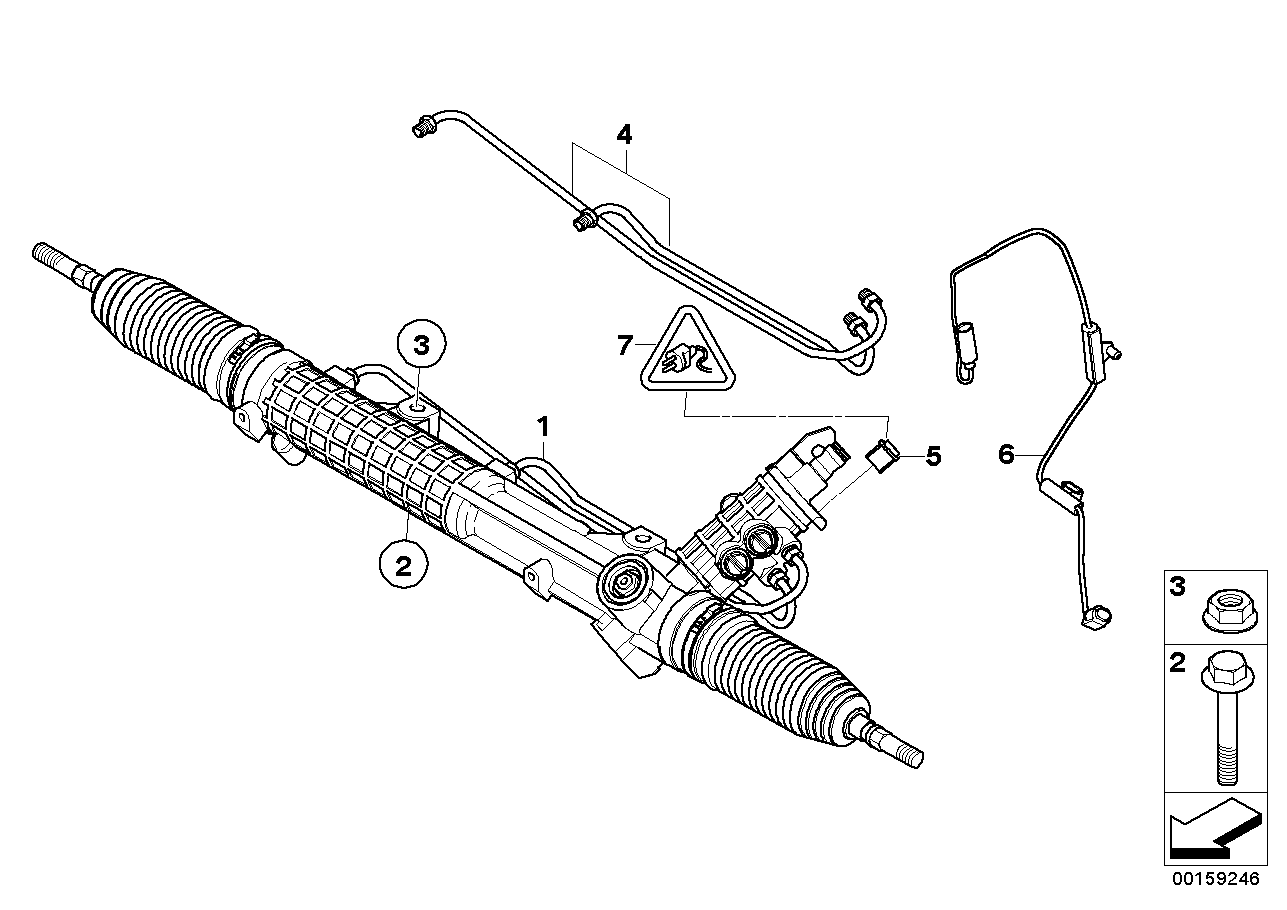 BMW 32 10 6 777 271 - Stūres mehānisms adetalas.lv