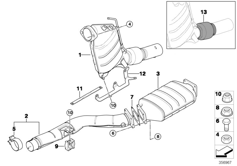 BMW 18307792041 - Nosēdumu / Daļiņu filtrs, Izplūdes gāzu sistēma adetalas.lv