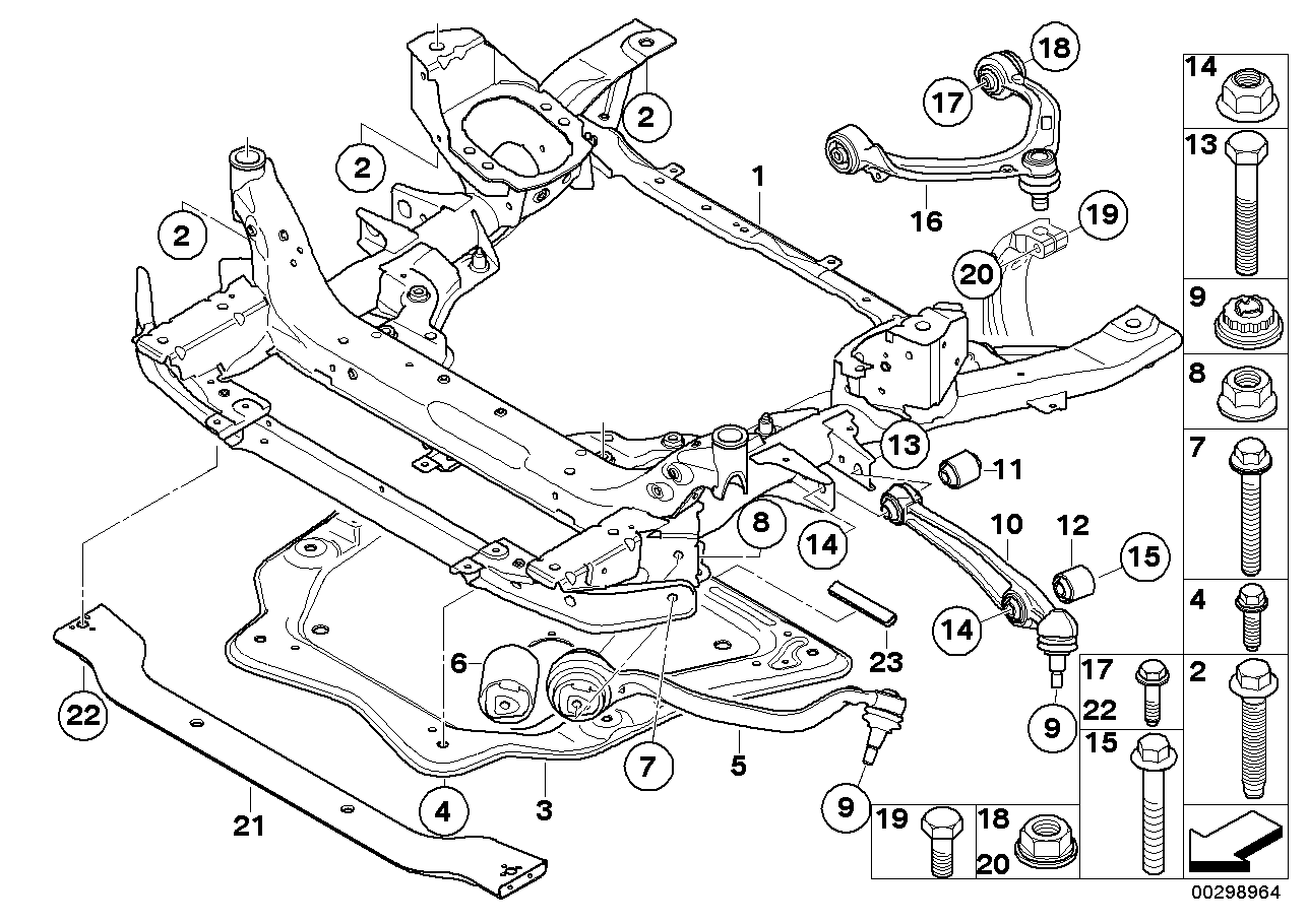 BMW 31 12 6 771 893 - Neatkarīgās balstiekārtas svira, Riteņa piekare adetalas.lv