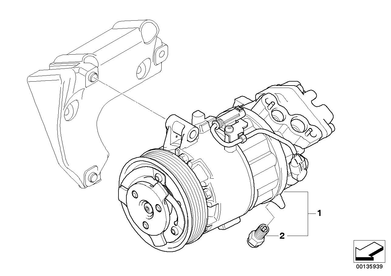 BMW 64 52 9 182 793 - Kompresors, Gaisa kond. sistēma adetalas.lv