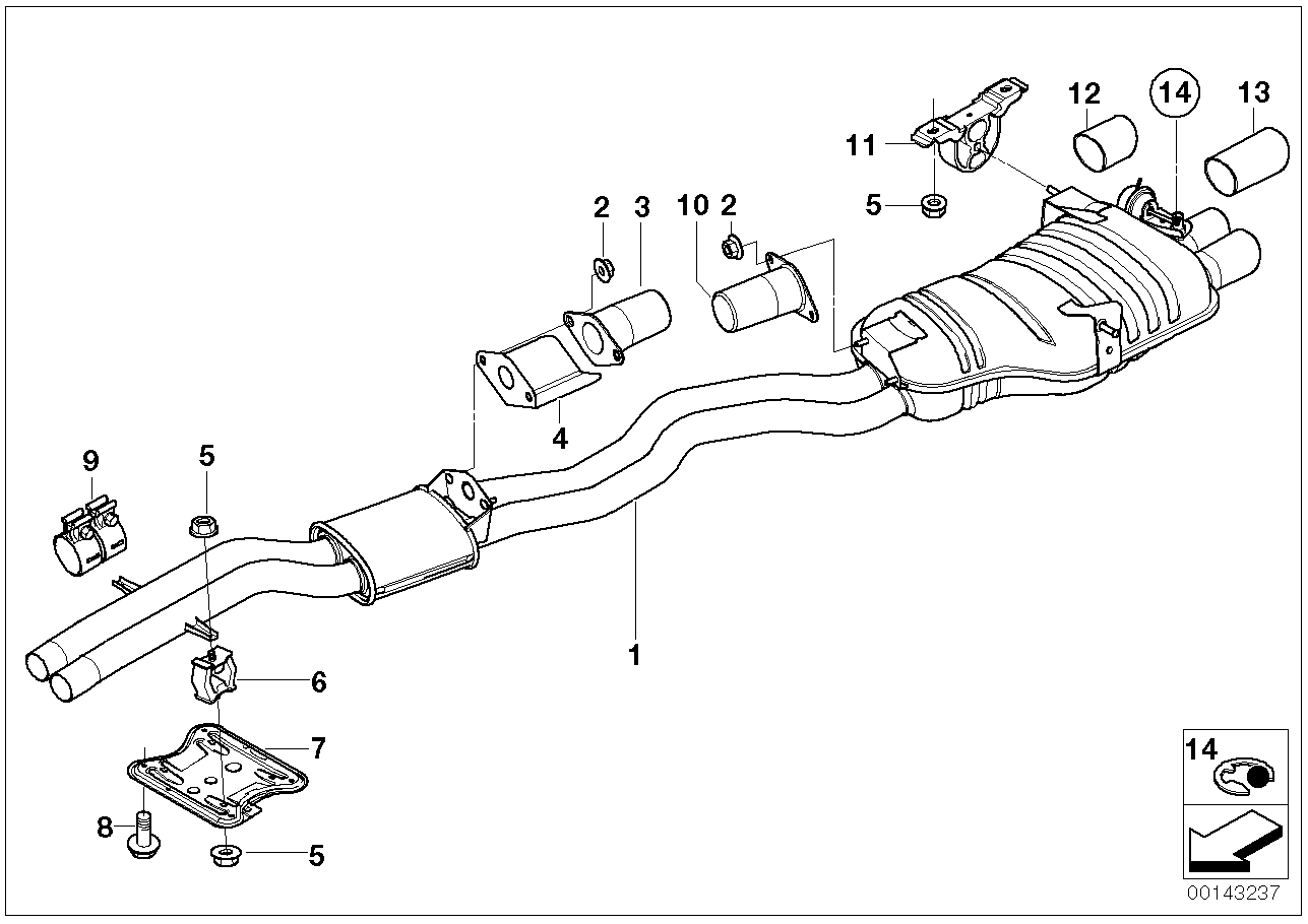 BMW 18 20 7 503 246 - Bukse, Stabilizators adetalas.lv