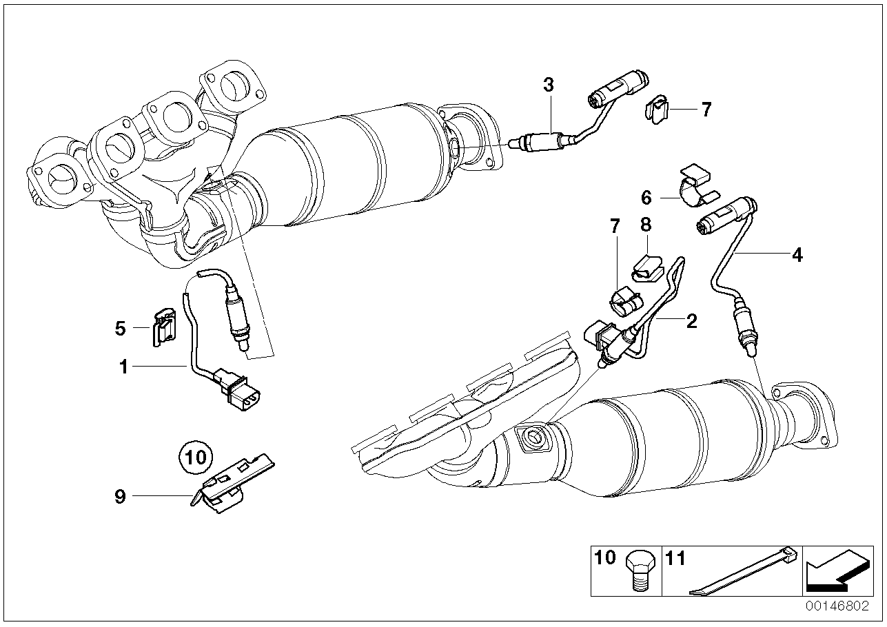 BMW 11 78 7 539 124 - Lambda zonde adetalas.lv