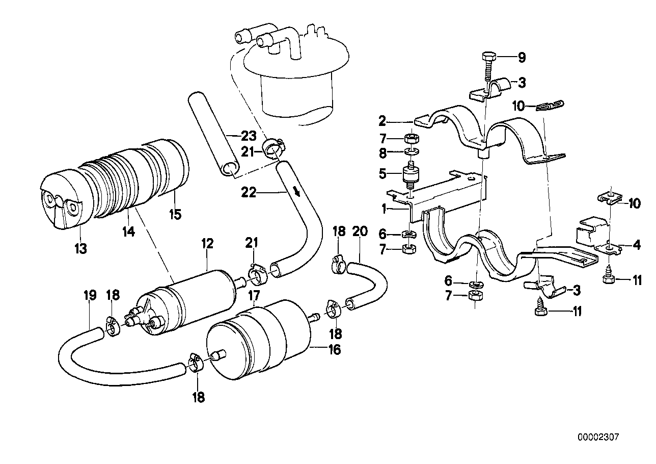 BMW 16 14 1 178 751 - Degvielas sūknis adetalas.lv