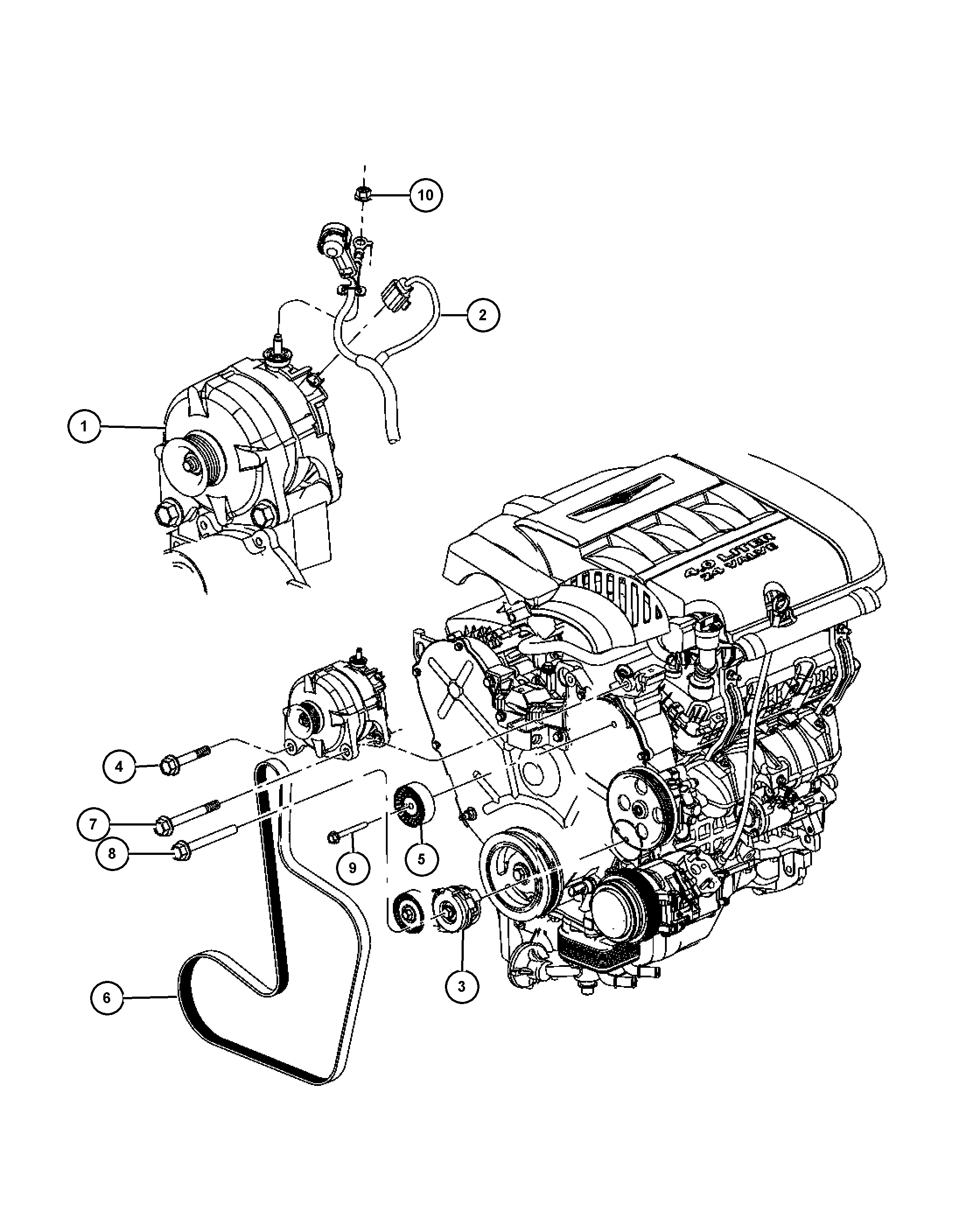 Chrysler 4891 875AA - Ķīļrievu siksna adetalas.lv