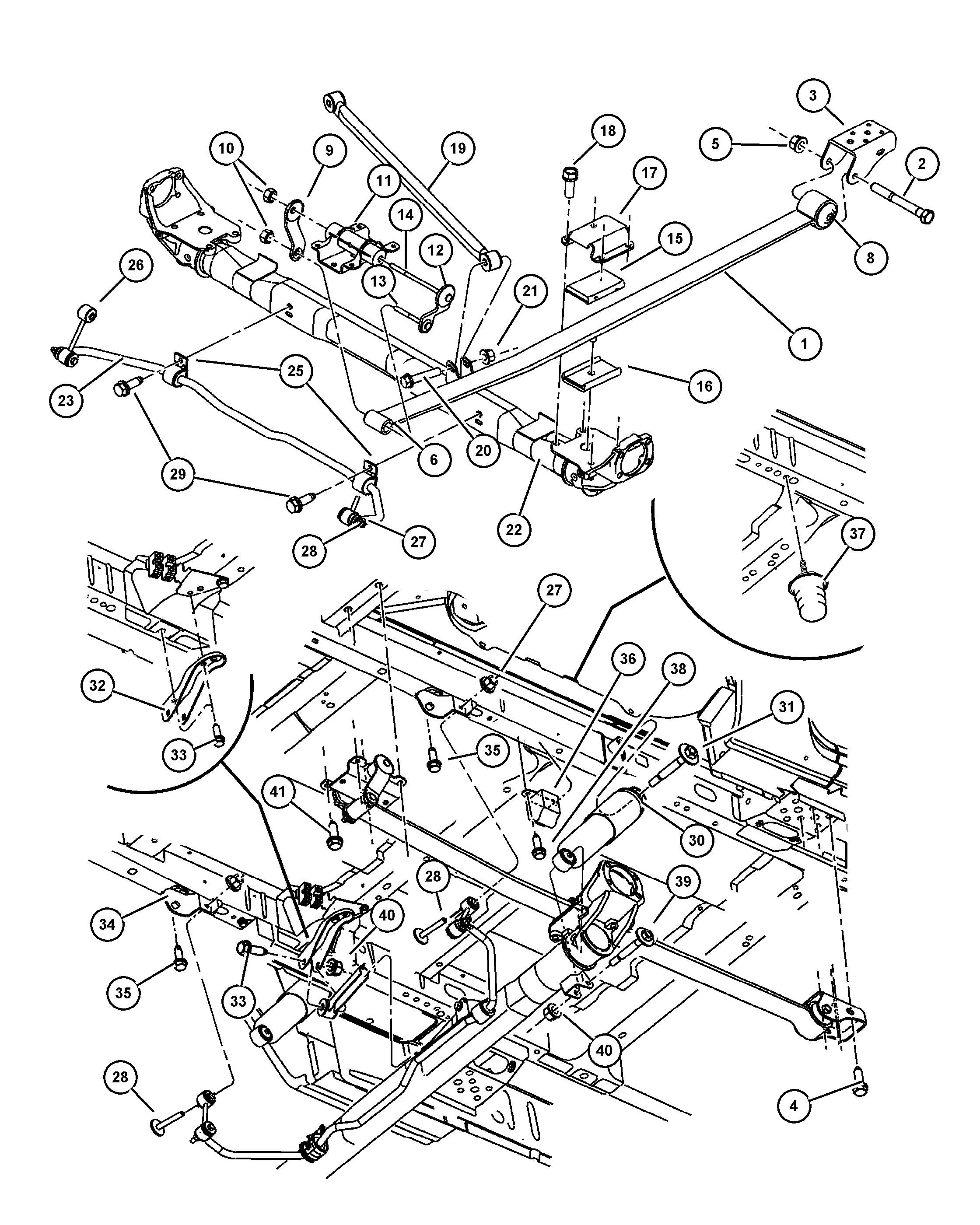 Chrysler 4743 222AA - Amortizators adetalas.lv