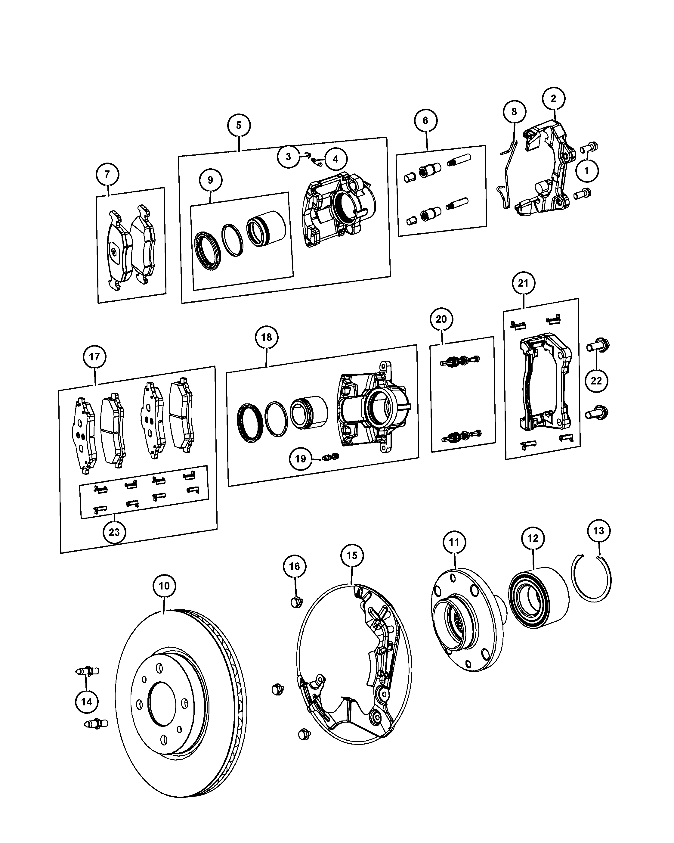 FIAT 68102 483AB - Bremžu uzliku kompl., Disku bremzes adetalas.lv