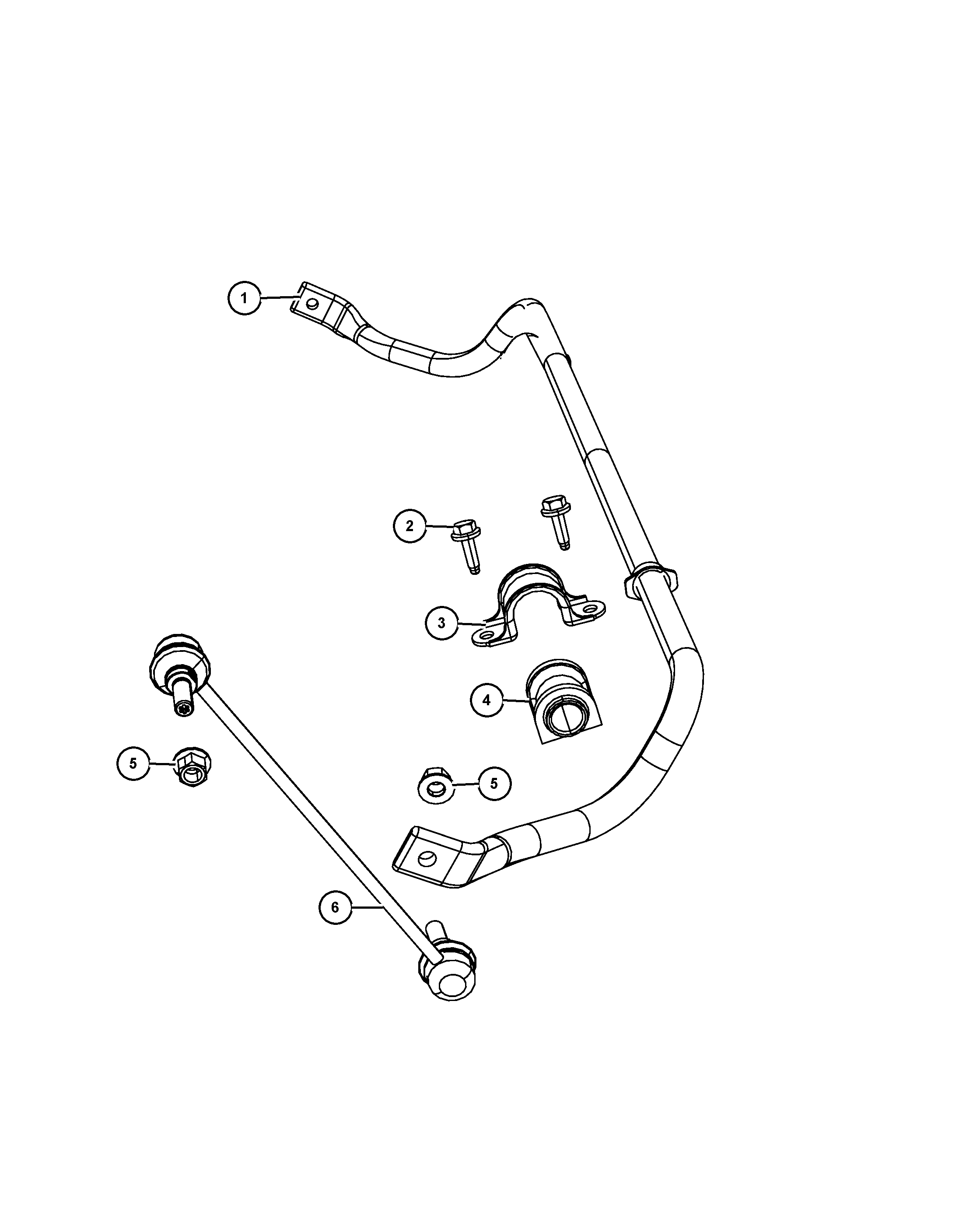 Chrysler 4743 669AC - Stiepnis / Atsaite, Stabilizators adetalas.lv