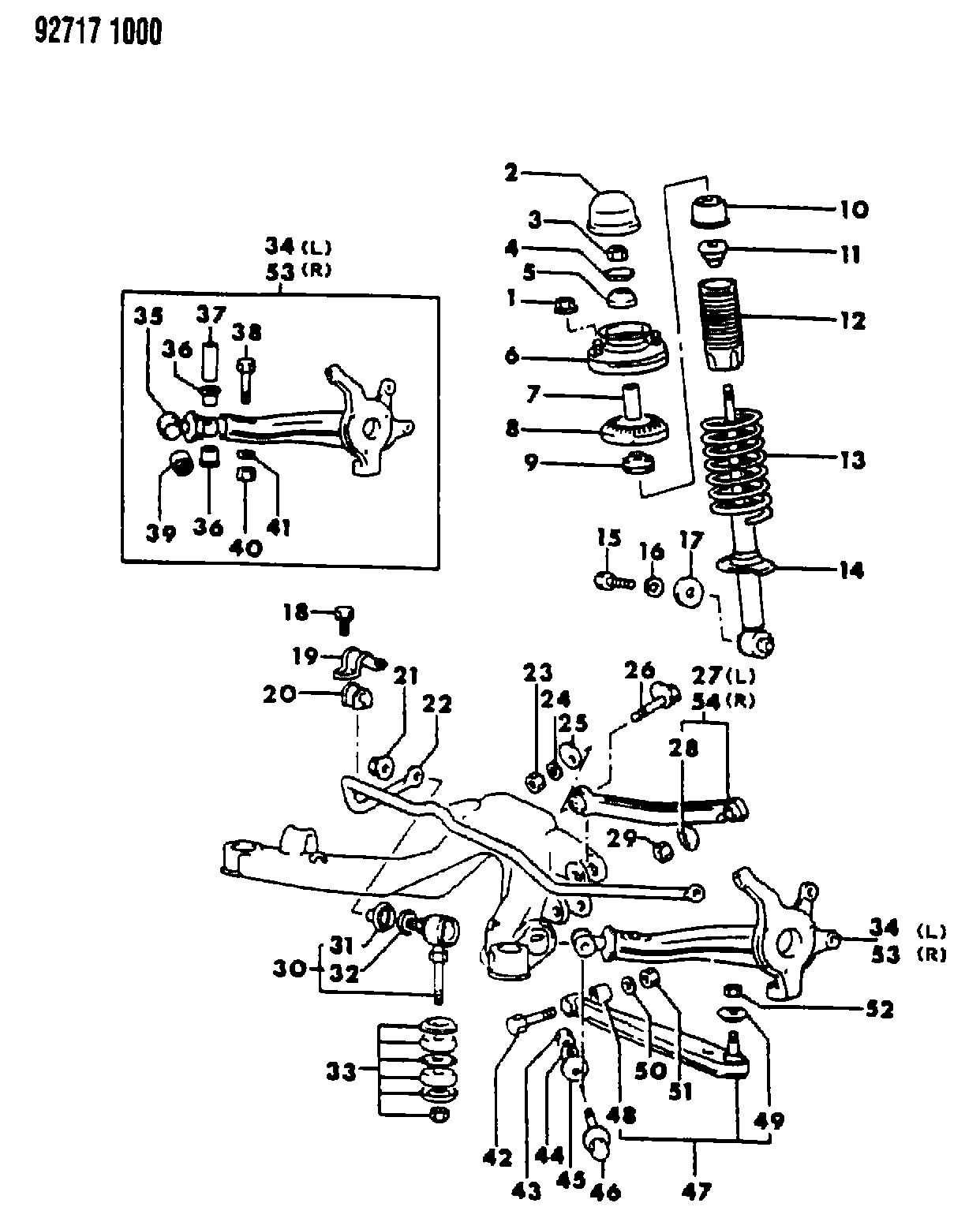 Mitsubishi MB24 2358 - Amortizatora statnes balsts adetalas.lv