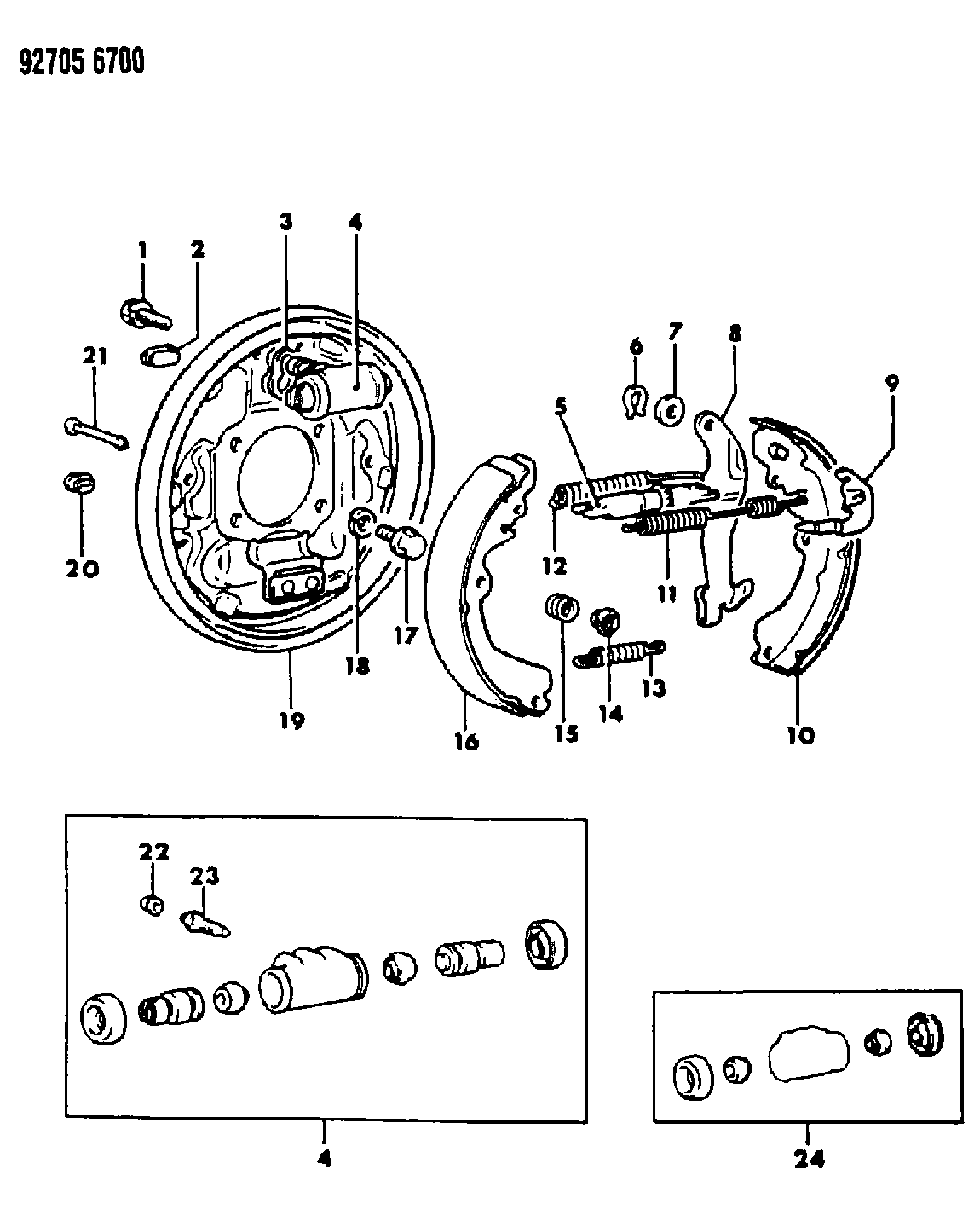 Proton MB85 8685 - Bremžu loku komplekts adetalas.lv