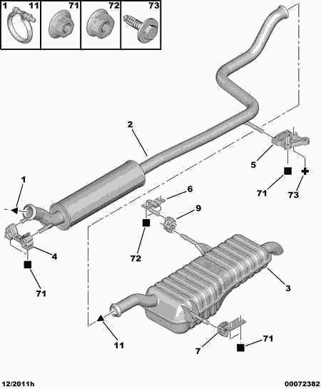 PEUGEOT 1755 Q3 - Bukse, Stabilizators adetalas.lv