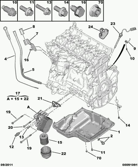 FORD 98 088 666 80 - Eļļas radiators, Motoreļļa adetalas.lv