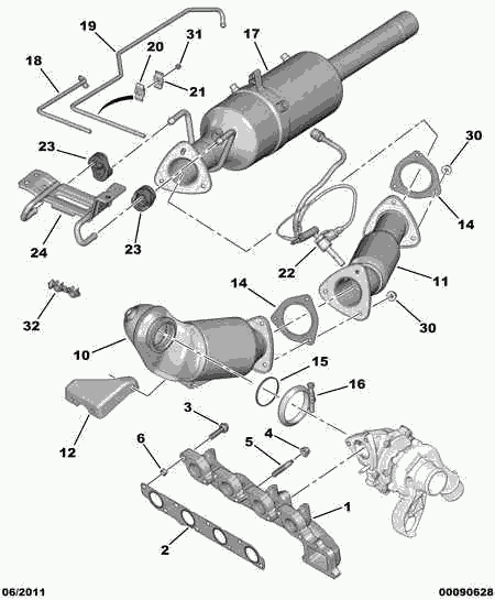 CITROËN 16 066 046 80 - Asortiments, Sodrēju / Daļiņu filtra remonts adetalas.lv