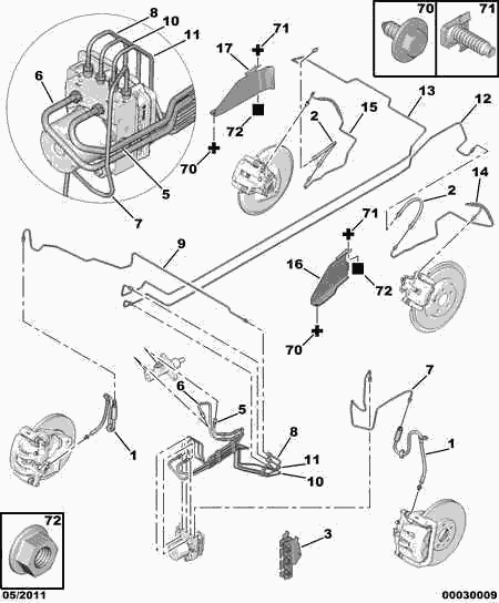 Lancia 4806 A6 - Bremžu šļūtene adetalas.lv