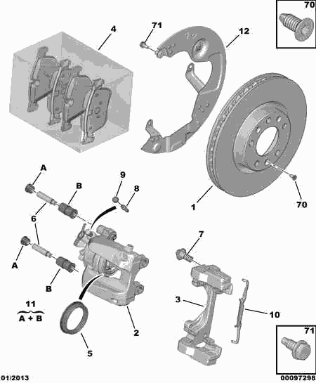 Vauxhall 98 059 614 80 - VENTILATED BRAKE DISC adetalas.lv