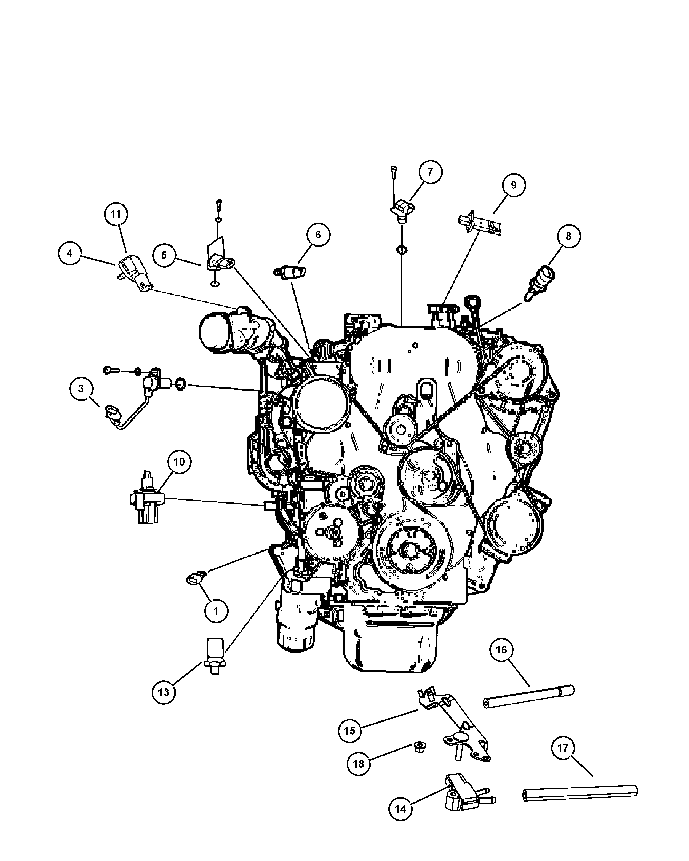 Chrysler 68031 593AA - Devējs, Pūtes spiediens adetalas.lv