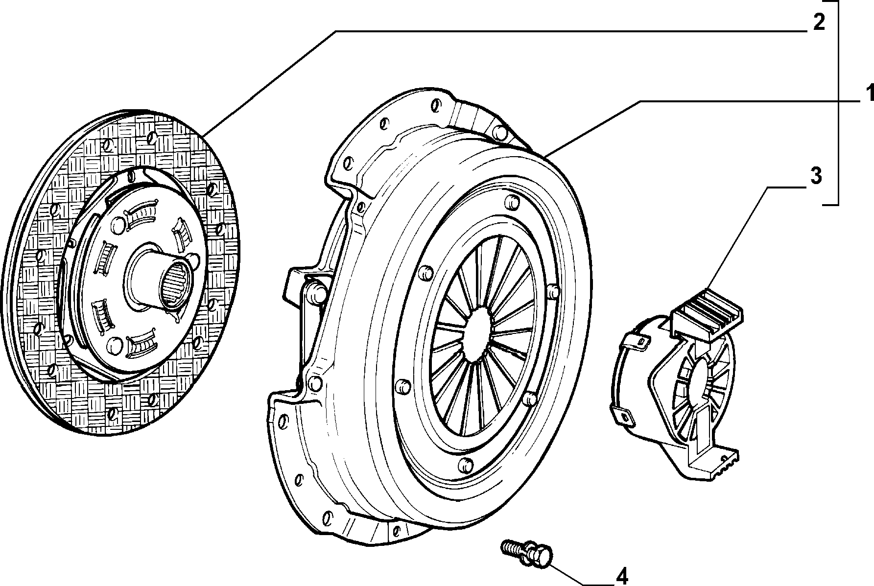 FIAT 71752222 - Sajūga komplekts adetalas.lv