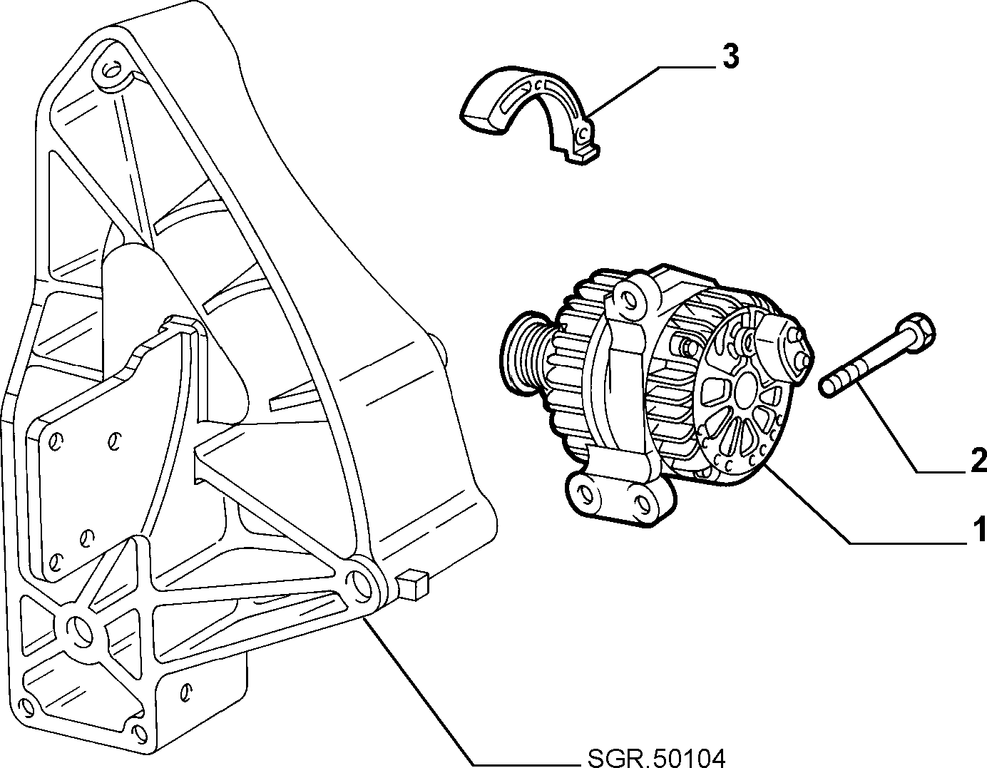 FIAT / LANCIA 46542889 - Ģenerators adetalas.lv