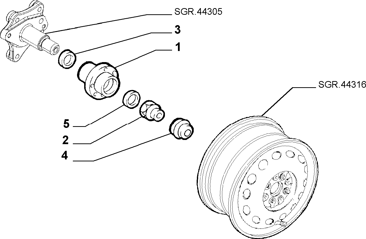 Alfarome/Fiat/Lanci 71747713 - Riteņa rumbas gultņa komplekts adetalas.lv