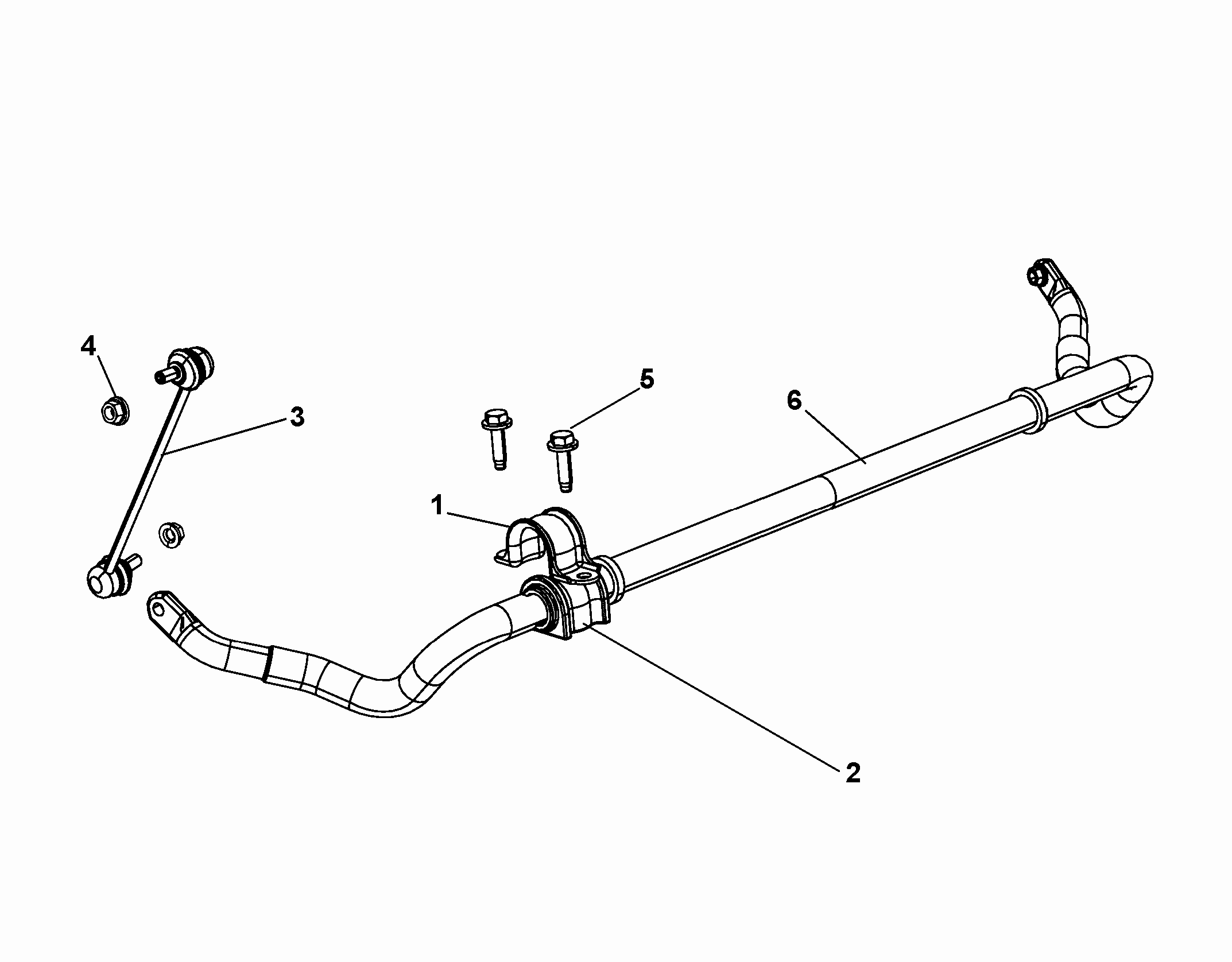 Chrysler K04766962AA - Stiepnis / Atsaite, Stabilizators adetalas.lv