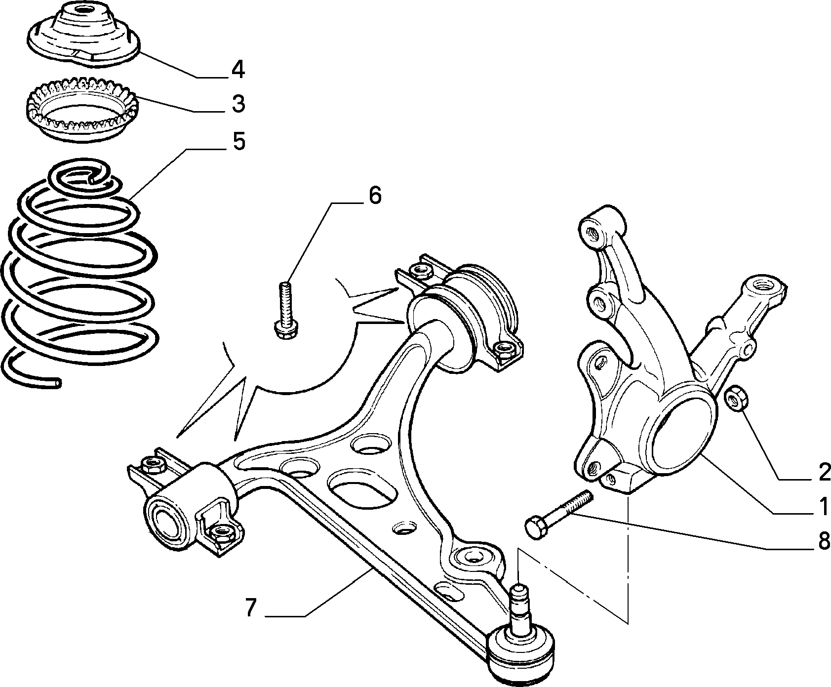 FIAT 7782211 - Balstiekārtas atspere adetalas.lv