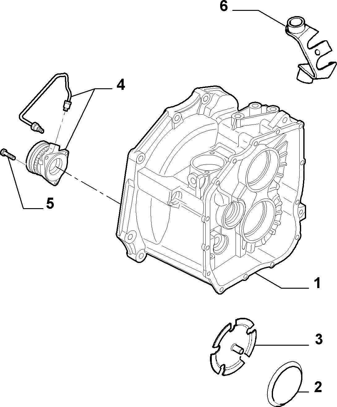 Opel 55557910 - Centrālais izslēdzējmehānisms, Sajūgs adetalas.lv